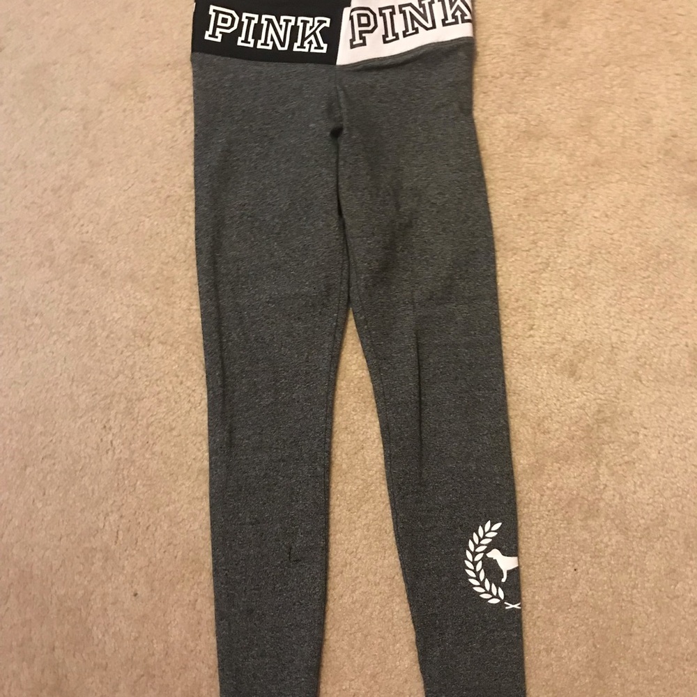 XS Grey Pink Leggings